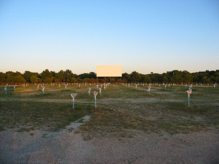 Getty 4 Drive-In Theatre - Another Screen - Photo From Water Winter Wonderland